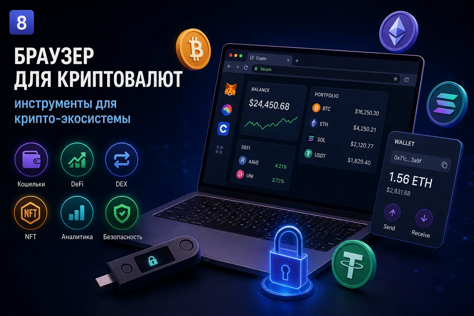 Браузер для криптовалют: инструменты для работы с крипто-экосистемой