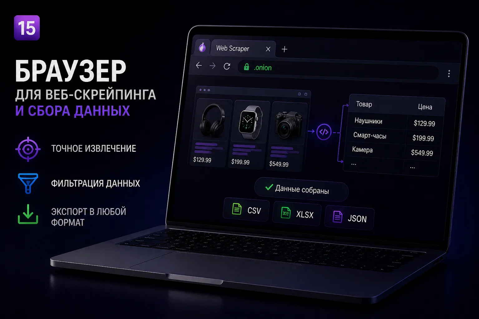 Браузер для веб-скрейпинга и сбора данных: инструменты профессионала